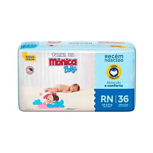 FRALDA T MONICA JUMBO BABY RN C/36 UN