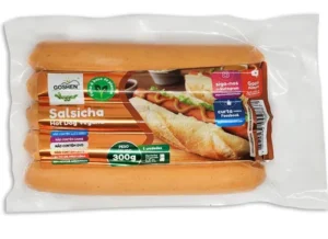 SALSICHA GOSHEN VEGGES SOJA HOT DOG 300G