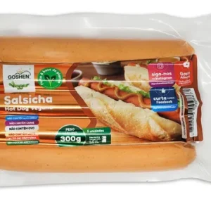 SALSICHA GOSHEN VEGGES SOJA HOT DOG 300G