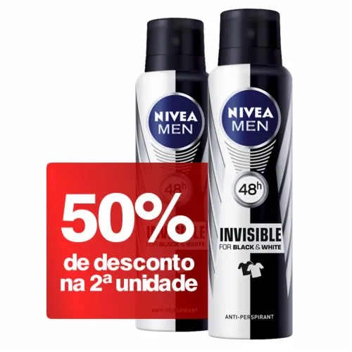 DESOD AERO NIVEA MASC. INVISI BLACK150ML