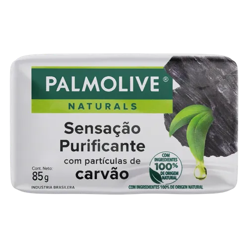 SABONETE PALMOLIVE PURIF/CARVAO      85G