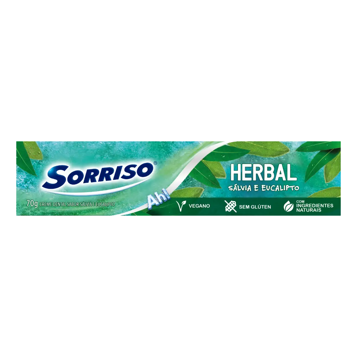 CREME DENTAL SORRISO HERBAL SALV/EUC 70G
