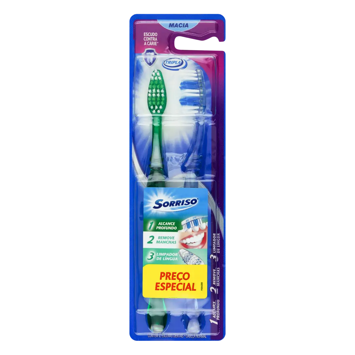 ESC DENTAL SORRISO TRIPLA 2PACK       UN