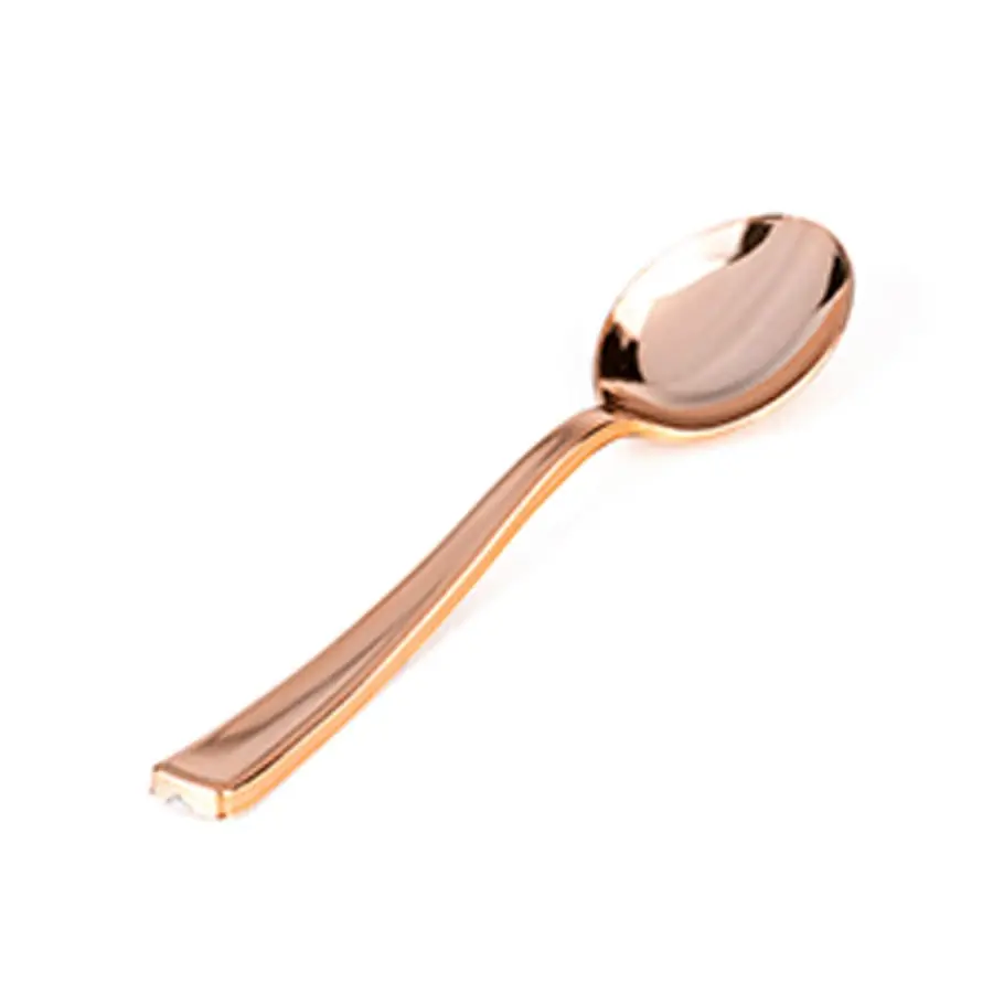 COLHER SOBRE.PREMIUM ROSE SILVER C/10 UN