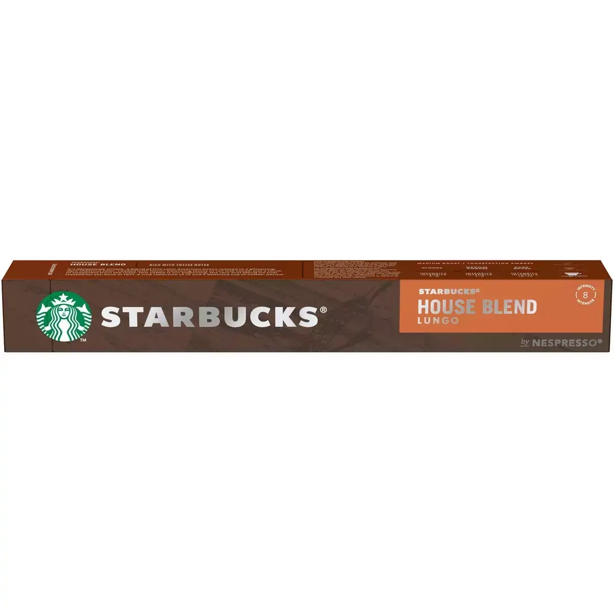 CAPSULA STARBUCKS LUNGO HOUSE BLEND  57G