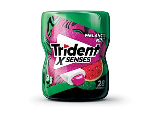 GOMA MASCAR TRIDENT MELANCIA X SENSE 54G