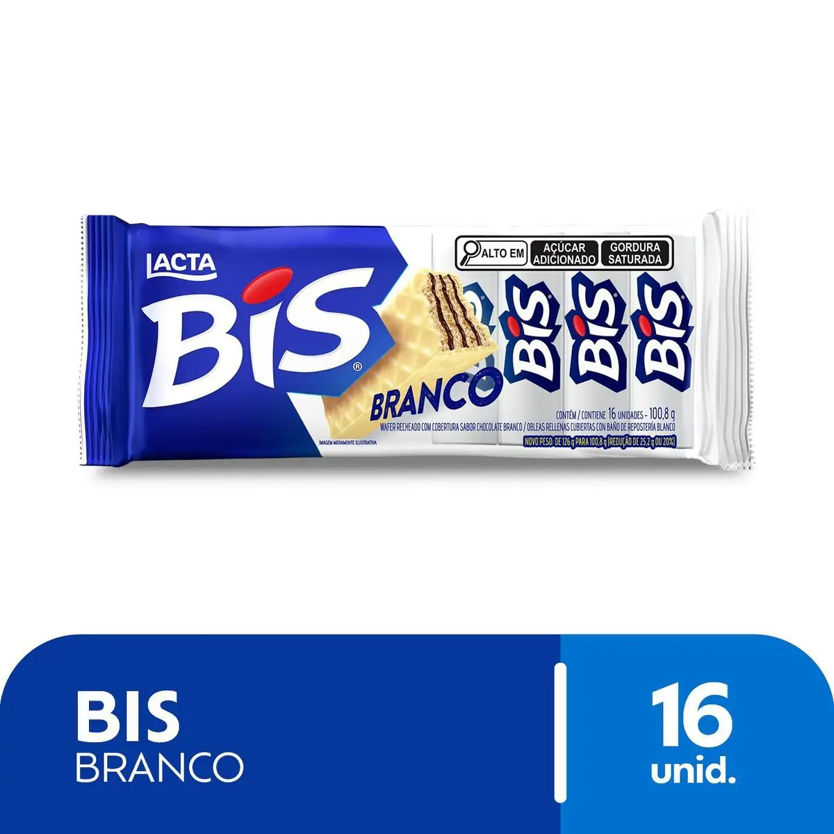 CHOC BIS BRANCO             100,8G
