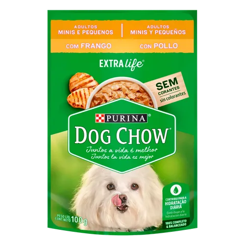 RACAO DOG CHOW AD PEQUENAS FRANGO   100G