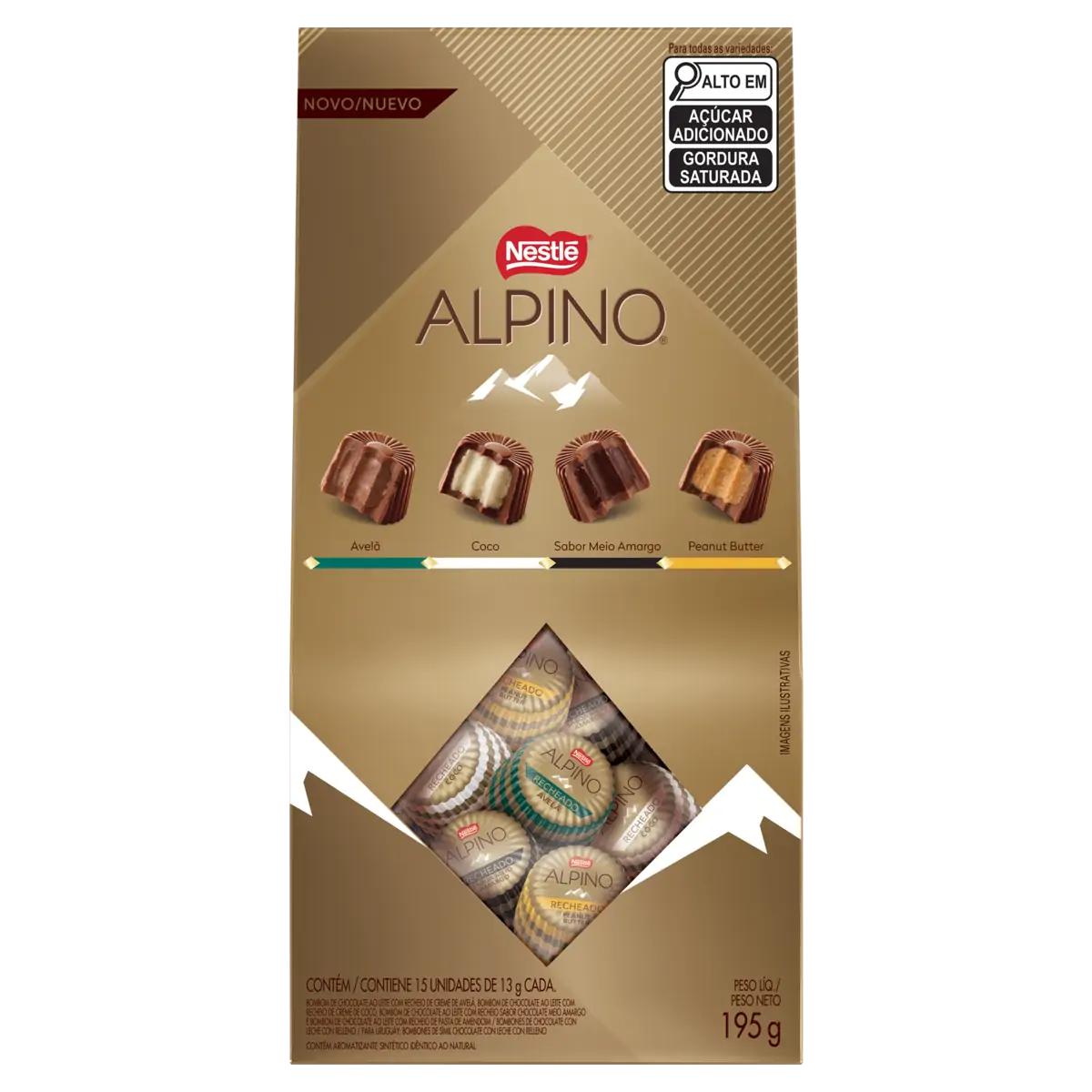 BOMBOM NESTLE ALPINO 195G