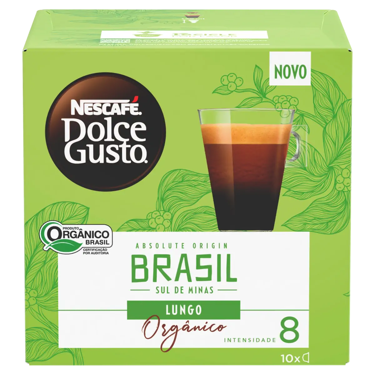 CAPSULA N.DOLCE GUSTO LUNGO ORGANICO 80G