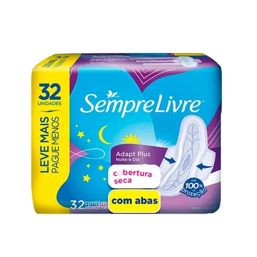 ABS SEMPRE LIVRE ADAPT PLUS SECA C/ 32UN