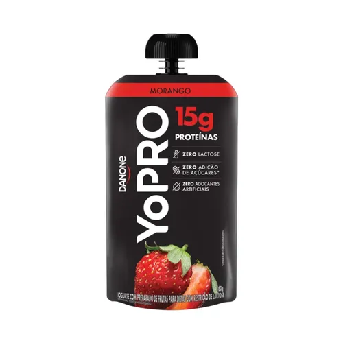 IOG YOPRO POUCH MORANGO 160G