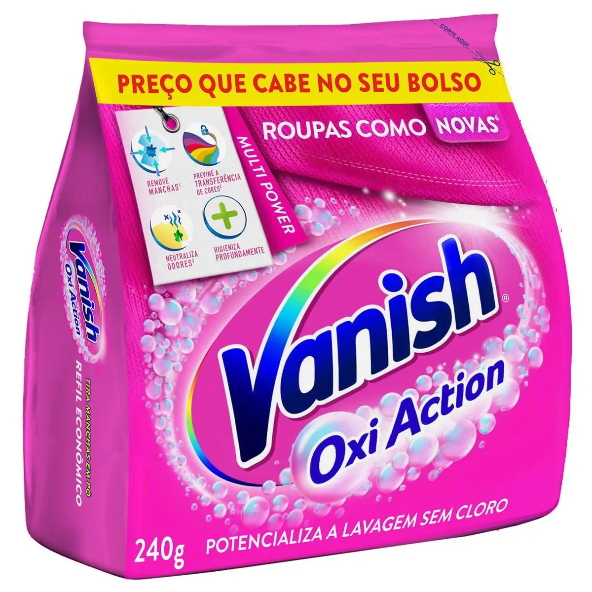 ALVEJ VANISH OXI ACT SEM CLORO  240G