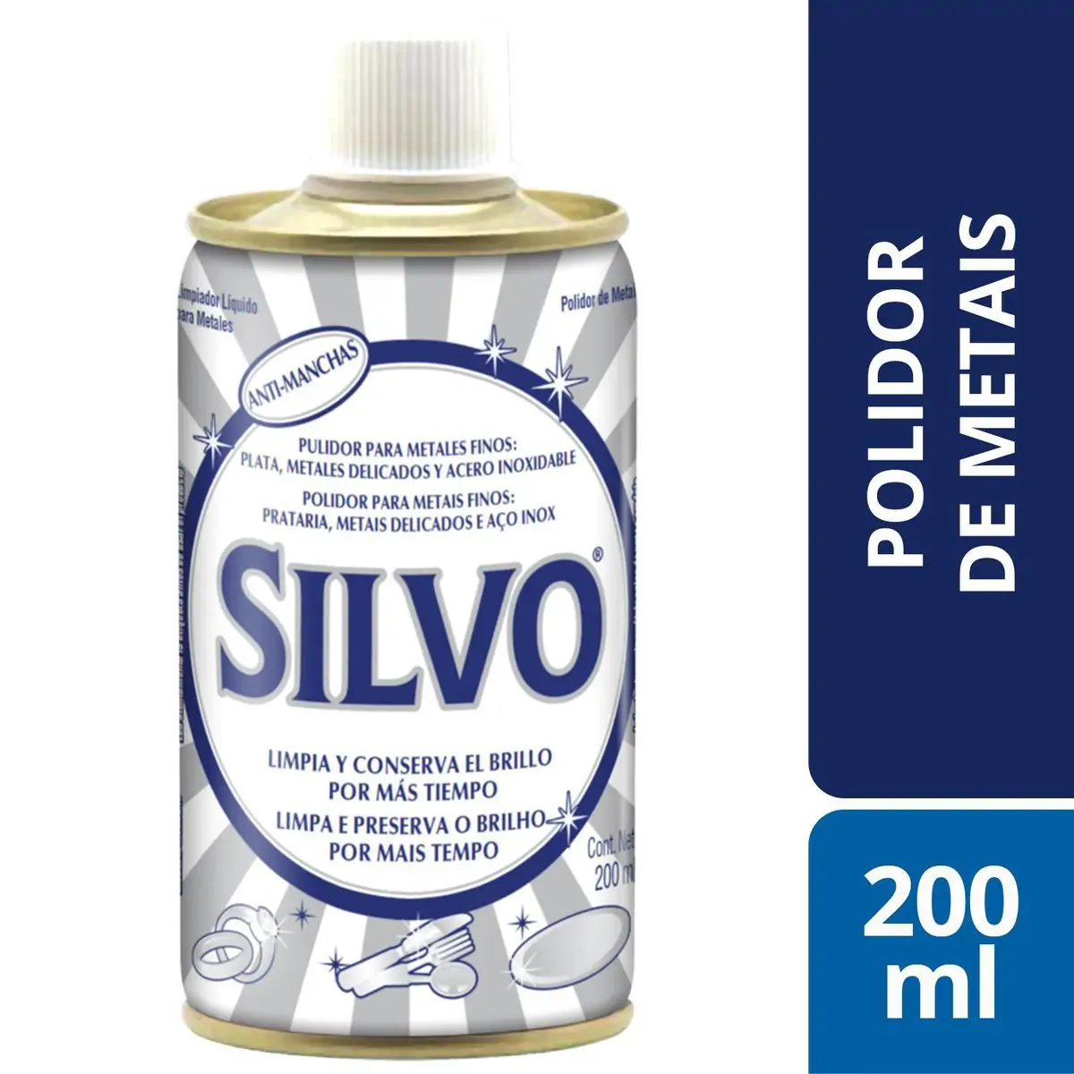 POLIDOR METAIS SILVO               200ML