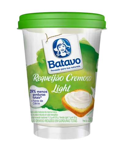 REQUEIJAO CREMOSO LIGHT BATAVO      200G