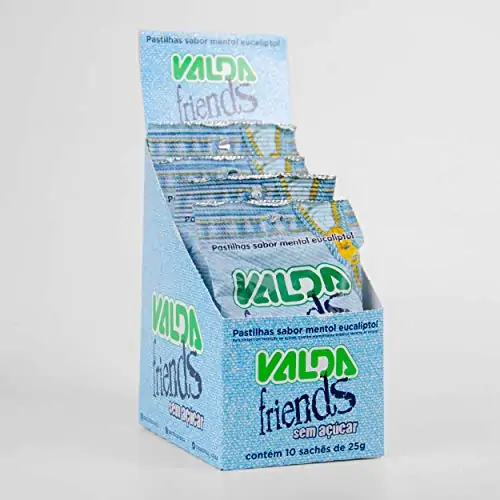 PASTILHA VALDA FRIENDS MENTA SACHE   25G