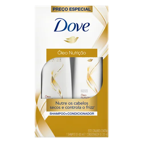 KIT DOVE SHAMPOO/CONDIC OLEO NUTRICAO