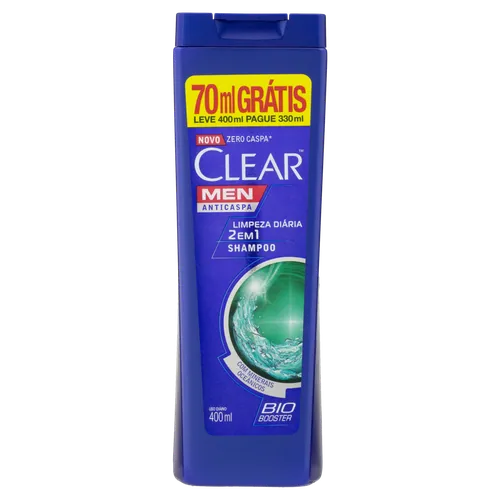 SH CLEAR MEN ANTICASPA L.D70ML GTS 400ML