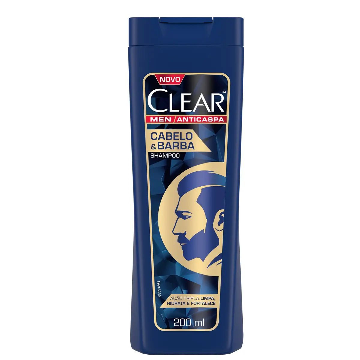 SH.CLEAR MEN ANT CASP BARB/CABEL   200ML