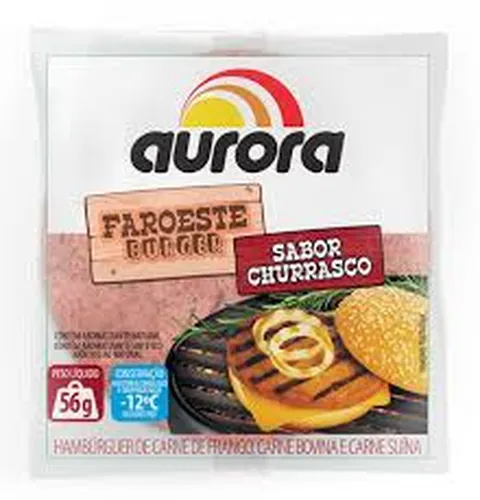 HAMB AURORA FAROESTE CHURRASCO       56G