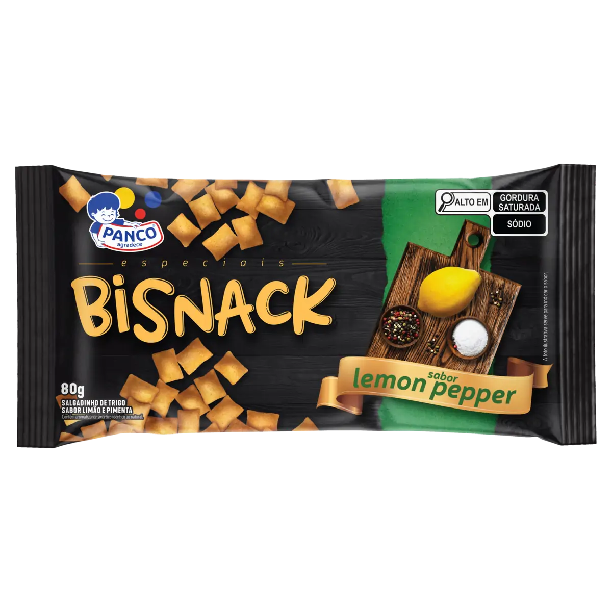 SALG PANCO BISNACK LEMON PEPPER 80G