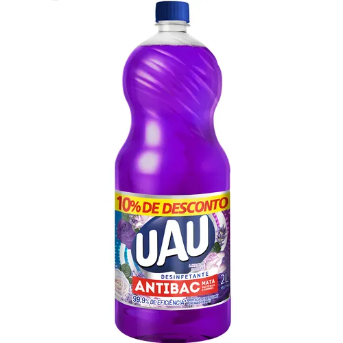 DESINF.UAU ANTIBAC LAVANDA E ROSAS    2L