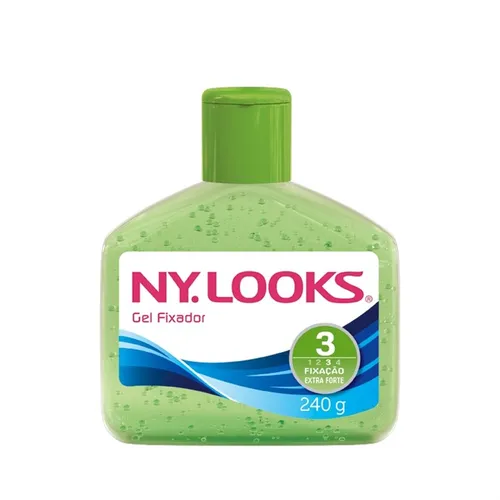 GEL FIXADOR NY LOOKS 3 EXT FORTE    240G