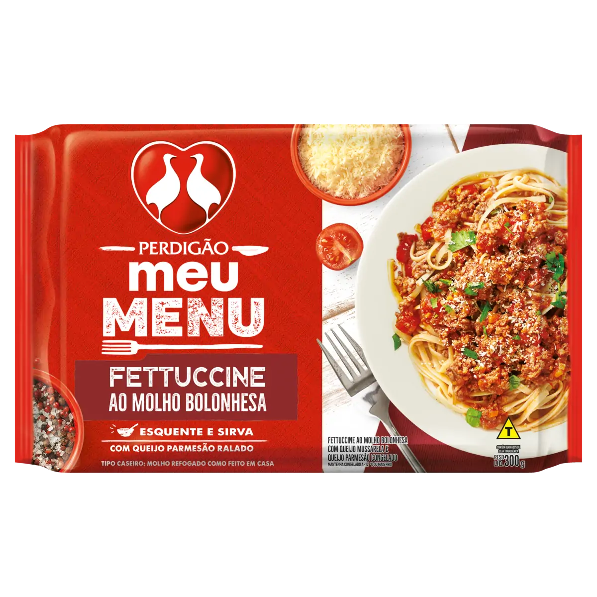 FETTUCCINE PERDIGAO BOLONHESA 300G