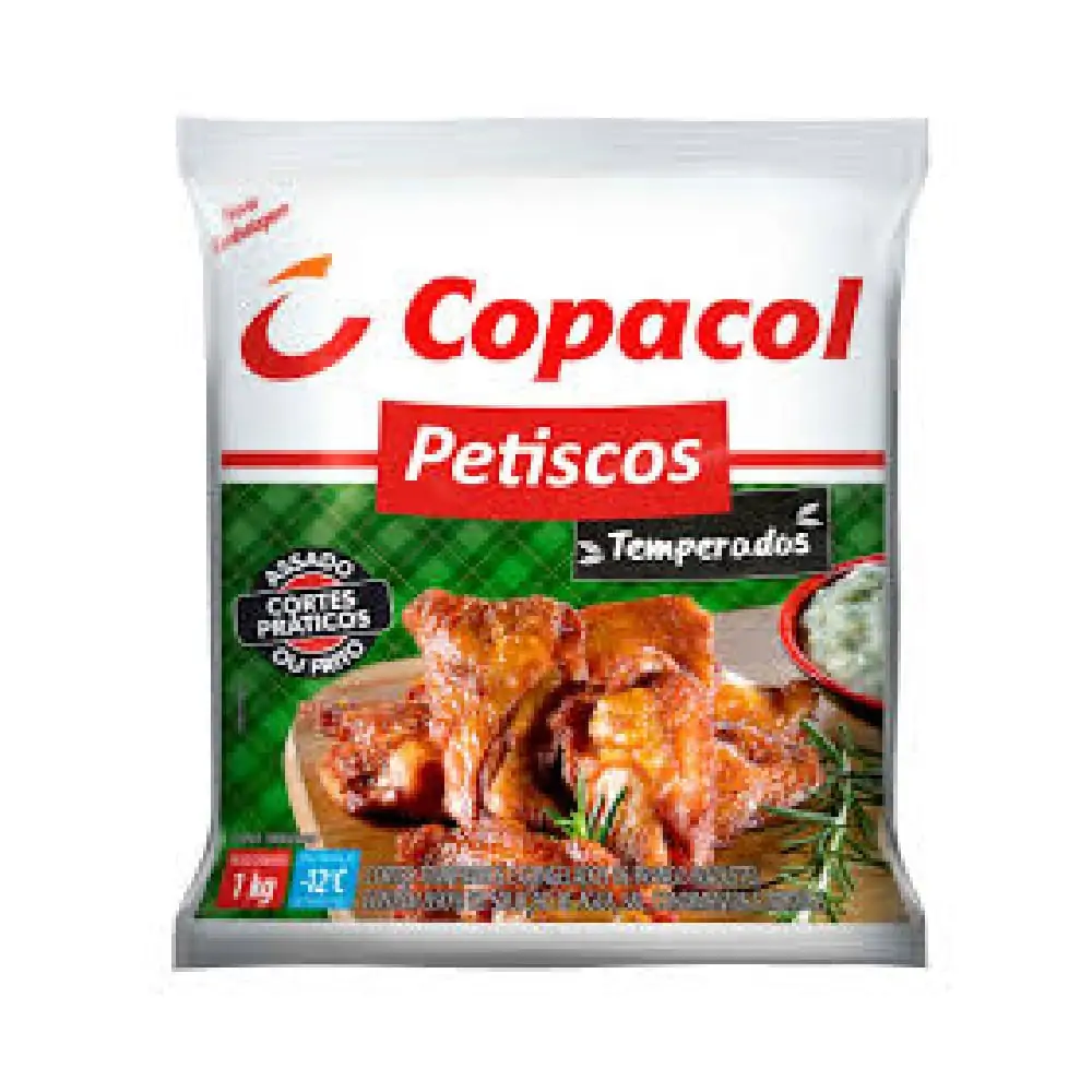 PETISCO DE FRANGO TEMP COPACOL CONG 1KG