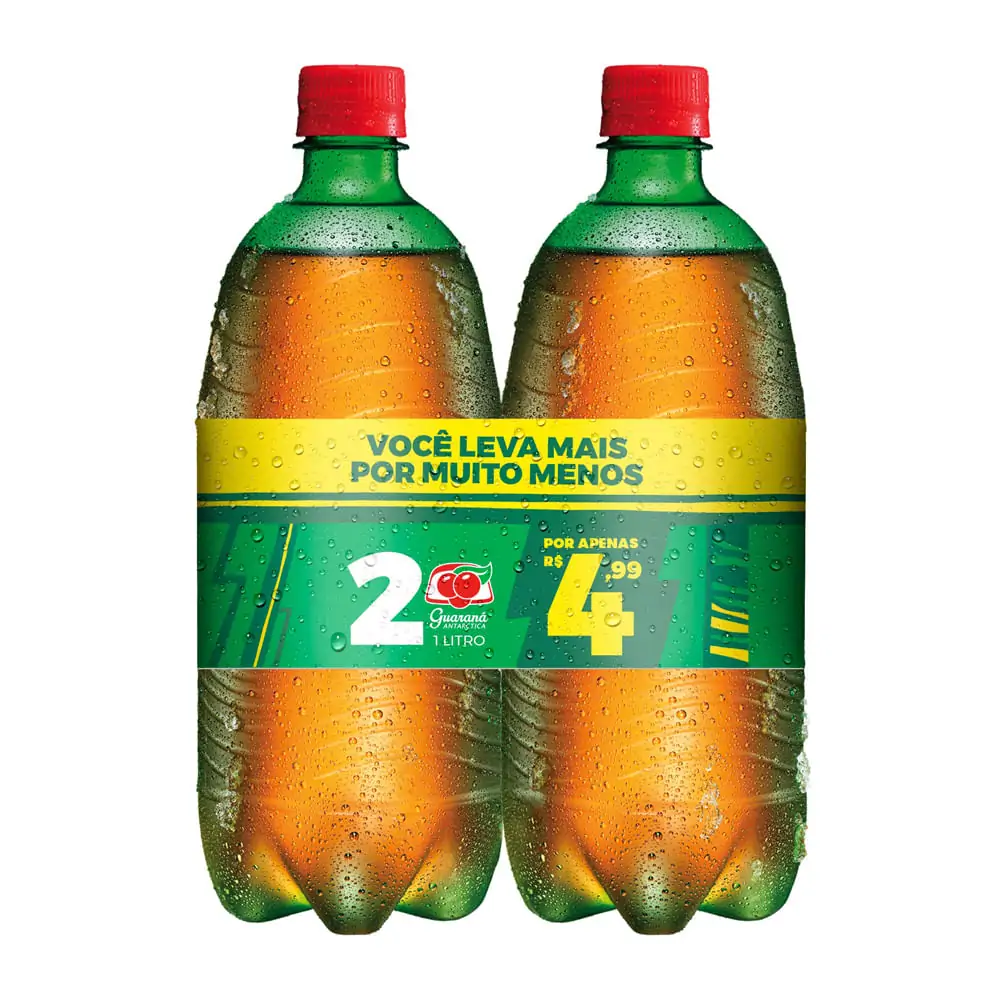 KIT GUARANA ANTARC C/2 PET 1L