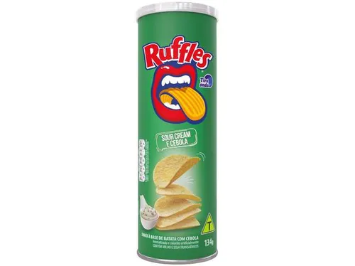 SALG RUFFLES STAX CREAM CEBOLA 134G