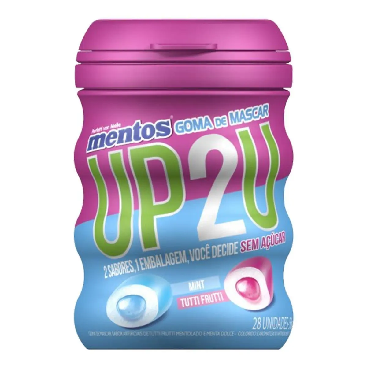 BALA MENTOS GARRAFA UP2U             56G