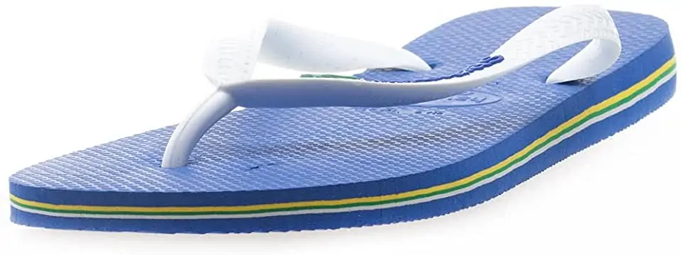SAND HAVAIANA BRASIL LOGO AZUL NAVAL  UN