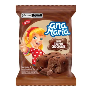 BOLO ANA MARIA TRIPLO CHOCOLATE      70G