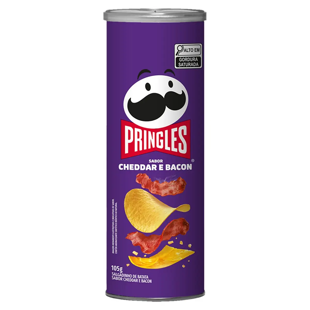 BATATA PRINGLES CHEDDAR/BACON       105G