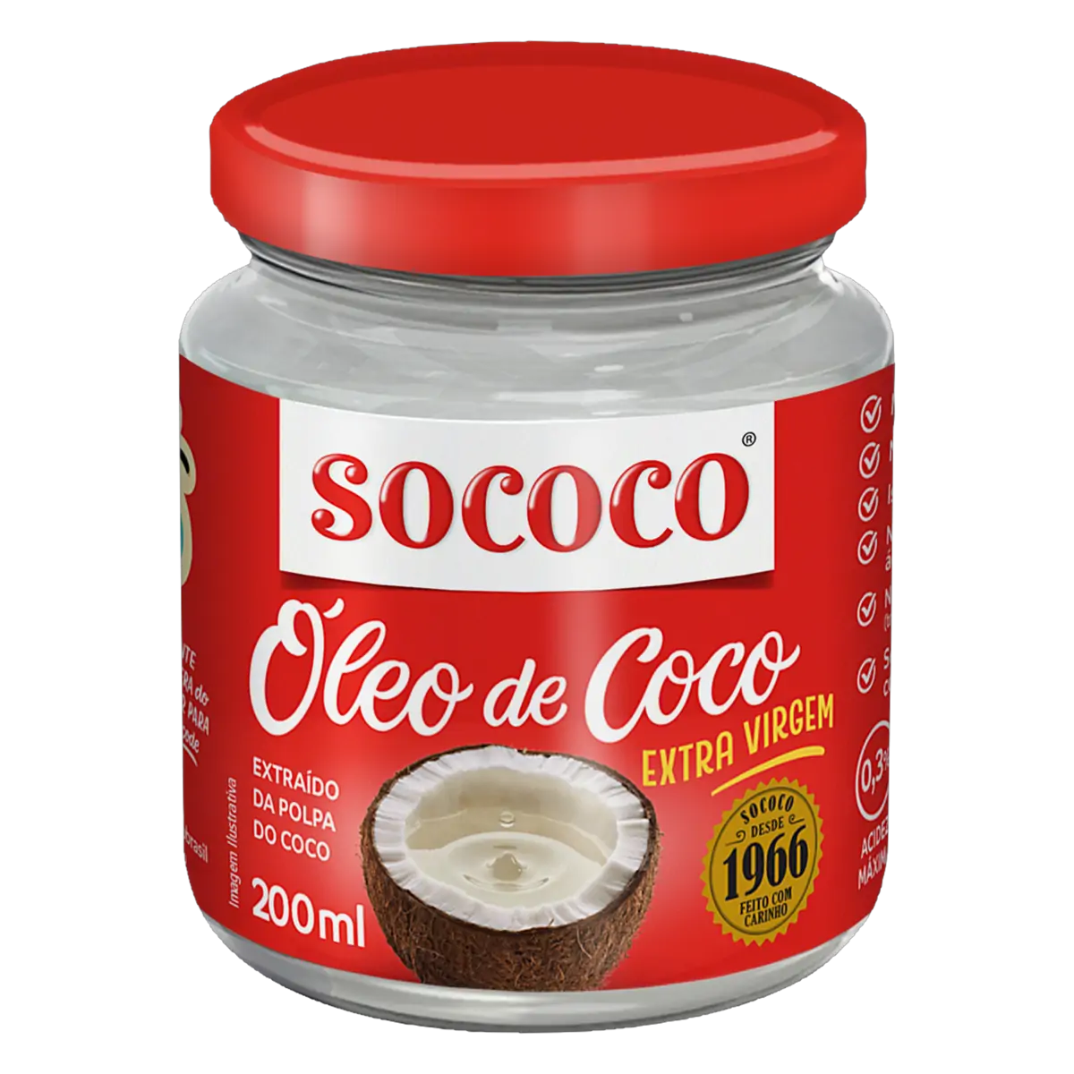 OLEO COCO SOCOCO EXTRA VIRGEM      200ML