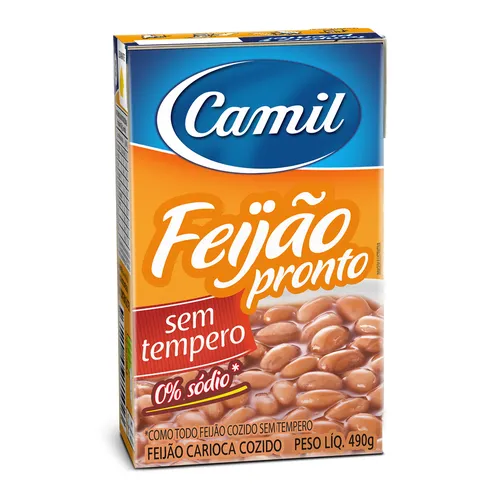 FEIJAO PRONTO CARIOCA CAMIL         490G