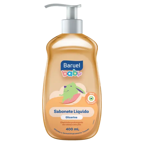 SABONETE LIQ BARUEL BABY GLICERINA 400ML