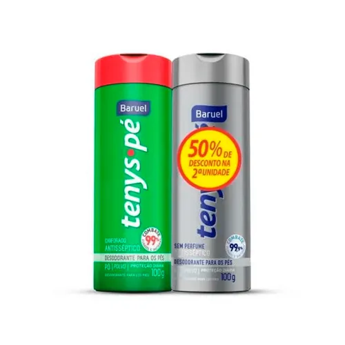 TALCO TENYS PE BARUEL S/PERFUME     100G