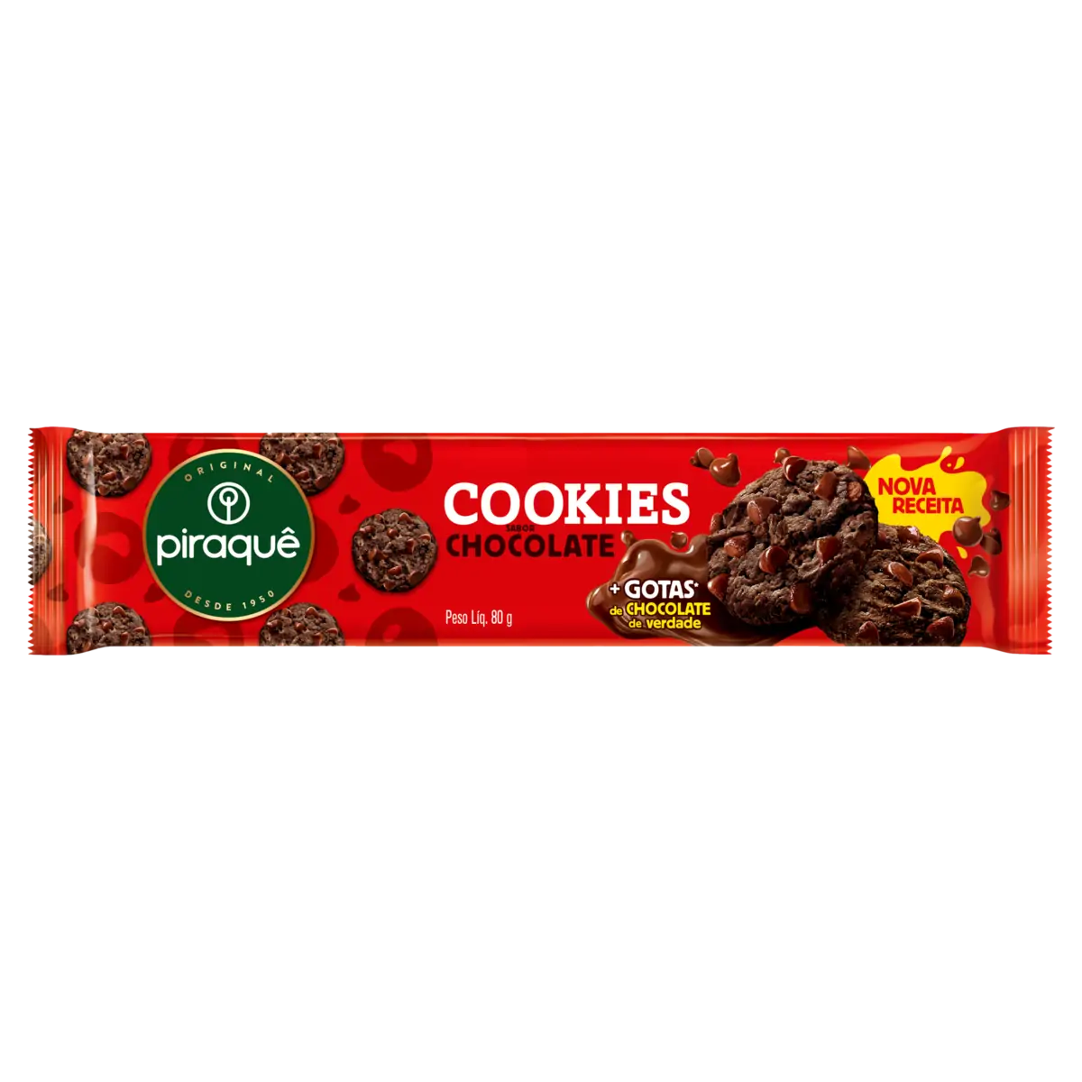 BISC PIRAQUE COOKIES CHOC            80G
