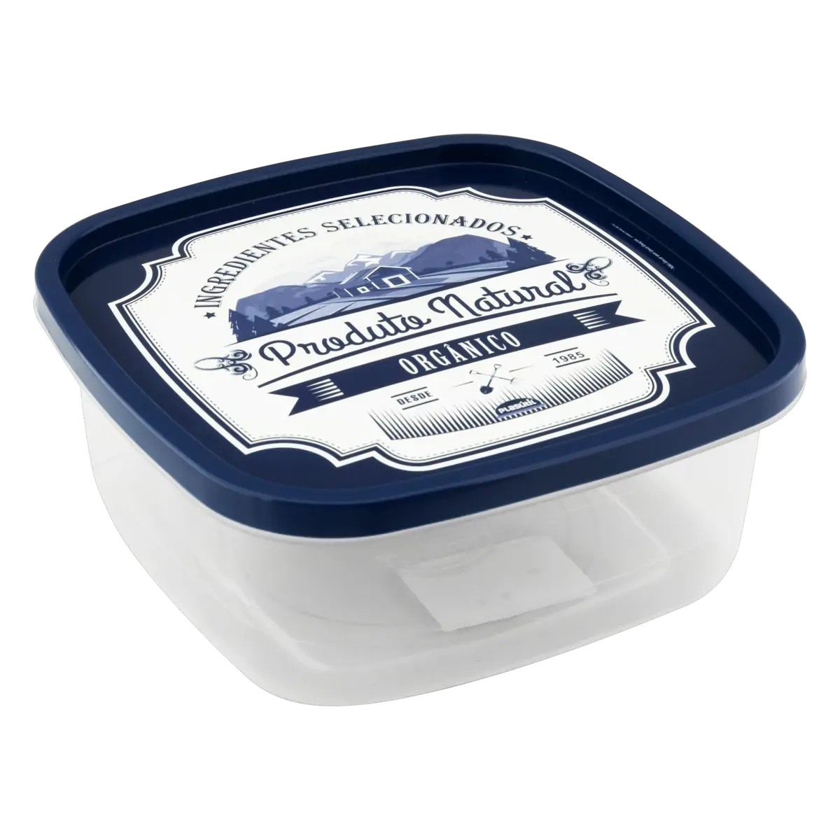 POTE PLASUTIL QUADRADO DEC AZUL     1,6L