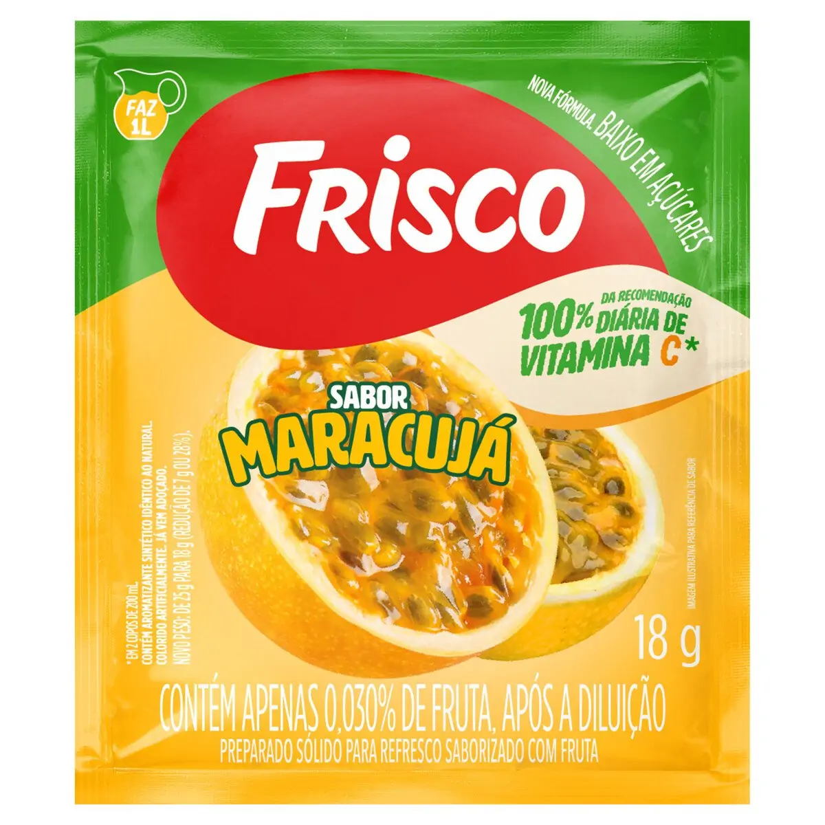 REFRESCO FRISCO MARACUJA          18GR