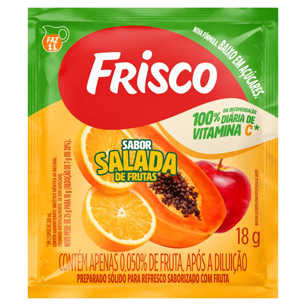 REFRESCO FRISCO SALADA FRUTAS       18GR