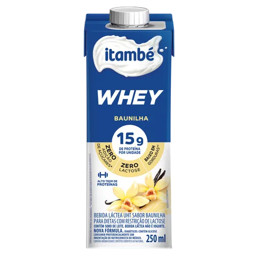 WHEY ITAMBE  BAUNILHA DOCE ZERO 250ML