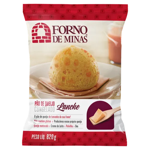 PAO QUEIJO FORNO MINAS LANCHE 820G