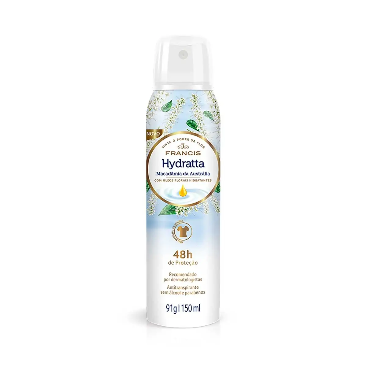 DESOD AERO FRANCIS HYDRATA BRANCO  150ML
