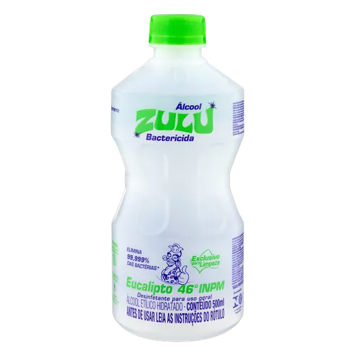 ALCOOL ZULU EVOLUTION EUCALIPTO    500ML