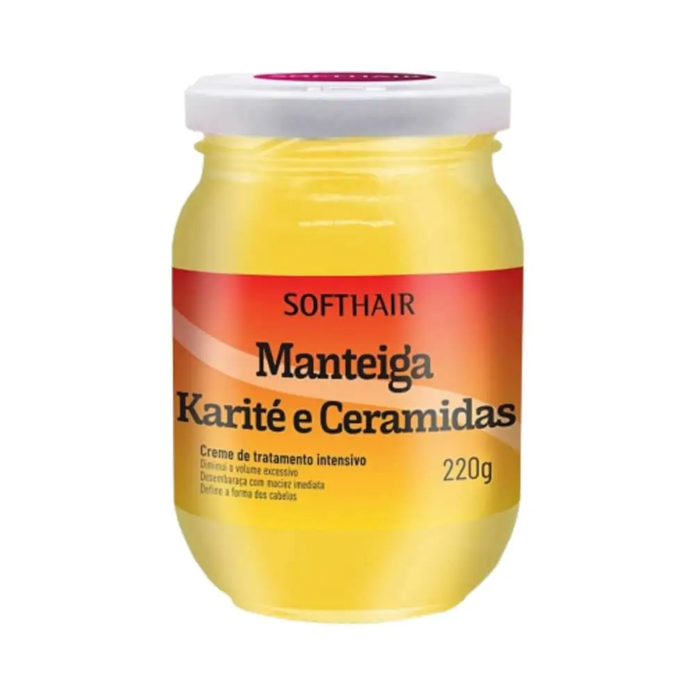 MANTEIGA CAPILAR KARITÉ & CERAMIDAS 220G