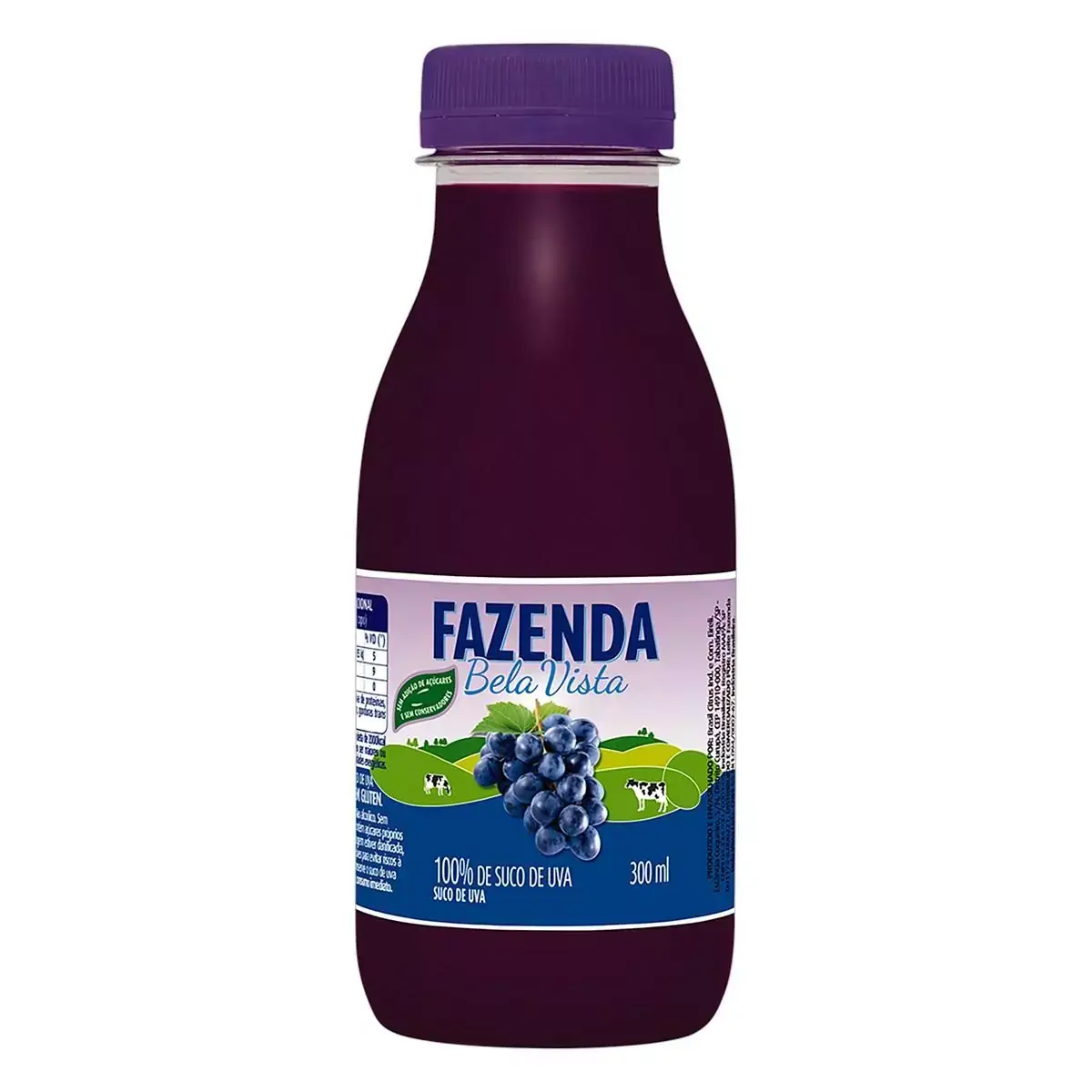 SUCO FAZ. BELA VISTA UVA INTEGRAL  300ML