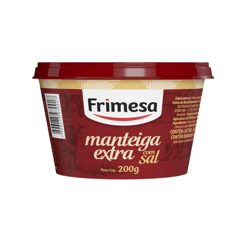 MANTEIGA FRIMESA C/SAL POTE  200G